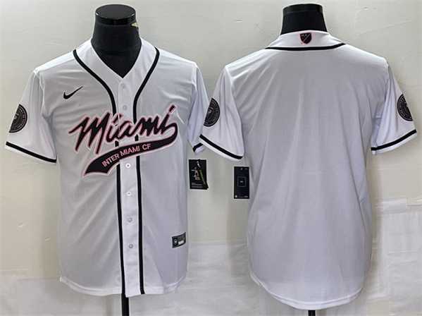 Men's Inter Miami CF Blank White Cool Base Stitched Jersey,We sell and wholesale Men's Inter Miami CF Blank White Cool Base Stitched Jersey on line form chian!